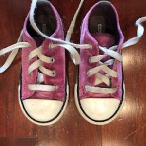 Converse velvet shoes, size 8 toddler